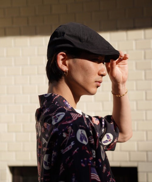 AVIREX（アヴィレックス）の「HUNTING / ハンチング（ハンチング/ベレー帽・メンズ・オリーブ系/ブラック・F）」の6枚目の写真