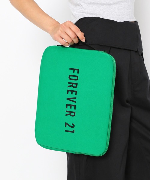 FOREVER 21（フォーエバー トゥエンティーワン）の「FOREVER21 PCケースバッグ（PC・タブレットケース・レディース・イエロー/グリーン系その他/ブラック/ピンク/ブルー・FREE）」の3枚目の写真
