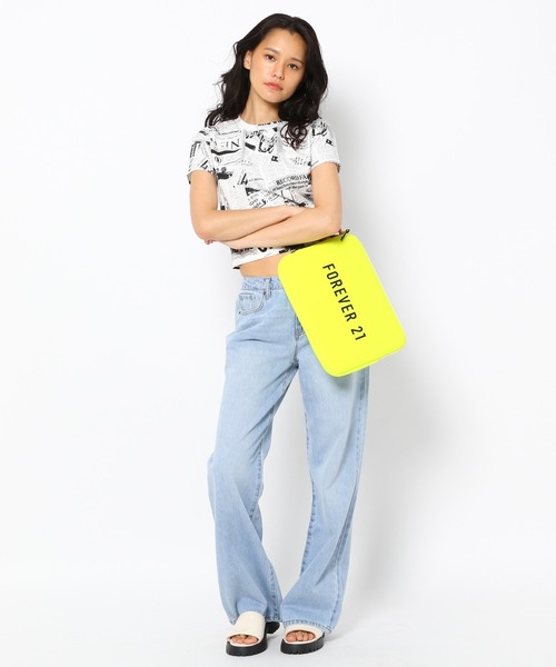 FOREVER 21（フォーエバー トゥエンティーワン）の「FOREVER21 PCケースバッグ（PC・タブレットケース・レディース・イエロー/グリーン系その他/ブラック/ピンク/ブルー・FREE）」の15枚目の写真