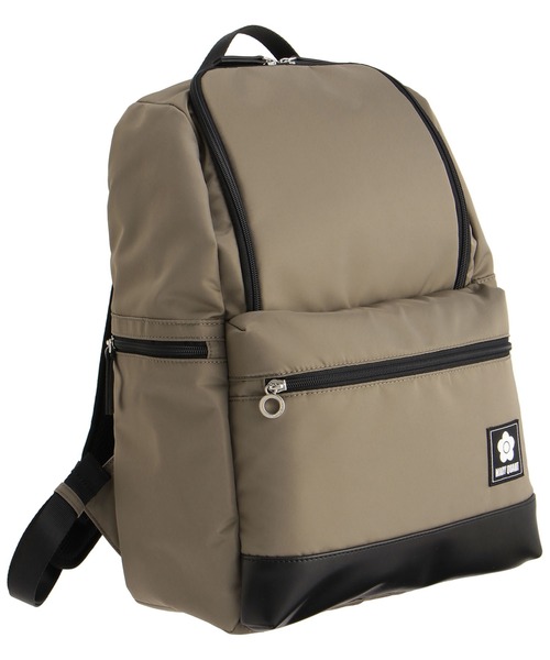 MARY QUANT(マリークワント)の「シンプルナイロン リュック(バックパック/リュック・レディース・ブラック/グレージュ・FREE)」の1枚目の写真