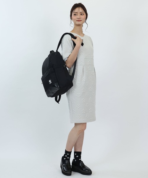 MARY QUANT(マリークワント)の「シンプルナイロン リュック(バックパック/リュック・レディース・ブラック/グレージュ・FREE)」の8枚目の写真
