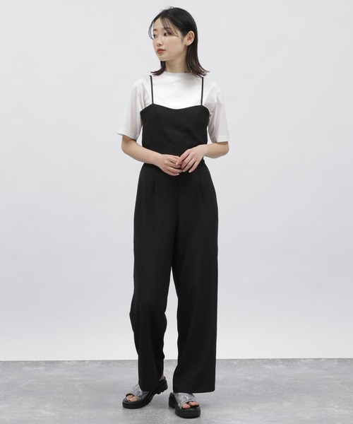 LAKOLE（ラコレ）の「ビスチェサロペット / 190615（サロペット/オーバーオール・レディース・ライトグレー/ブラック・SMALL/MEDIUM）」の9枚目の写真