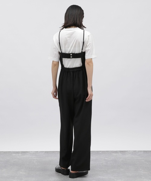 LAKOLE（ラコレ）の「ビスチェサロペット / 190615（サロペット/オーバーオール・レディース・ライトグレー/ブラック・SMALL/MEDIUM）」の3枚目の写真