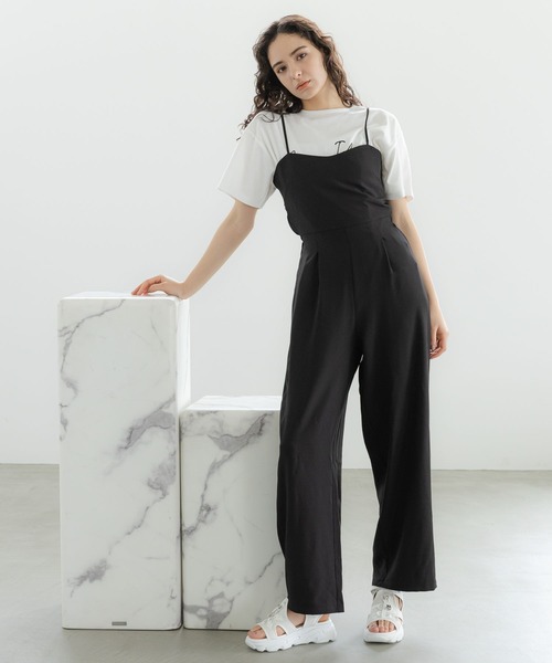 LAKOLE（ラコレ）の「ビスチェサロペット / 190615（サロペット/オーバーオール・レディース・ライトグレー/ブラック・SMALL/MEDIUM）」の14枚目の写真