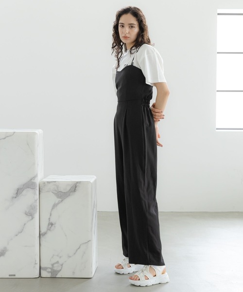 LAKOLE（ラコレ）の「ビスチェサロペット / 190615（サロペット/オーバーオール・レディース・ライトグレー/ブラック・SMALL/MEDIUM）」の15枚目の写真