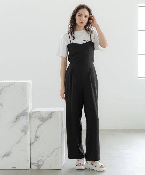 LAKOLE（ラコレ）の「ビスチェサロペット / 190615（サロペット/オーバーオール・レディース・ライトグレー/ブラック・SMALL/MEDIUM）」の16枚目の写真