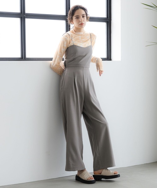 LAKOLE（ラコレ）の「ビスチェサロペット / 190615（サロペット/オーバーオール・レディース・ライトグレー/ブラック・SMALL/MEDIUM）」の18枚目の写真