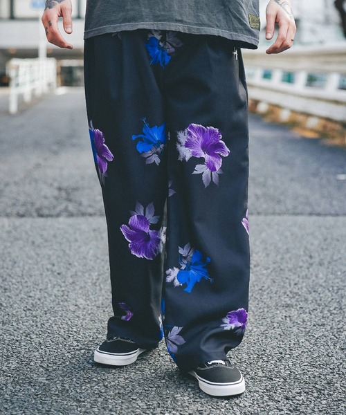 Subciety（サブサエティ）の「FLOWER PATTERN SLACKS（スラックス