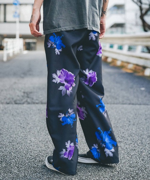 Subciety（サブサエティ）の「FLOWER PATTERN SLACKS（スラックス