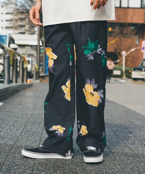 Subciety（サブサエティ）の「FLOWER PATTERN SLACKS（スラックス