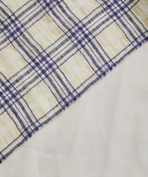 ROPE' PICNIC（ロペピクニック）の「シアーチェックスカート（スカート・レディース・クリーム/ブラック系その他/ブラウン系その他・38）」の15枚目の写真