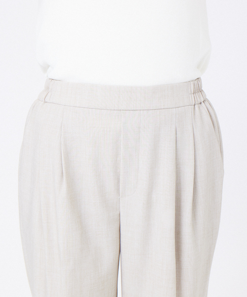 abahouse mavie（アバハウスマヴィ）の「【感嘆パンツ】ドライタッチ・タックテーパードパンツ（スラックス・レディース・ライトブルー/ブラック/グレイッシュベージュ・40/38/36/34/32）」の18枚目の写真