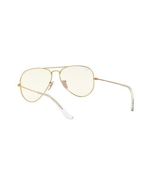 Ray-Ban(レイバン)の「Ray-Ban レイバン サングラス AVIATOR CLEAR EVOLVE 0RB302555001/5F(調光レンズ)(サングラス・メンズ・ゴールド・55)」の2枚目の写真