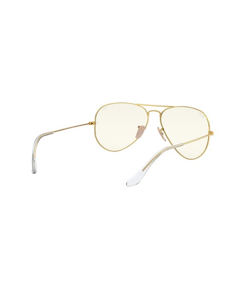 Ray-Ban(レイバン)の「Ray-Ban レイバン サングラス AVIATOR CLEAR EVOLVE 0RB302555001/5F(調光レンズ)(サングラス・メンズ・ゴールド・55)」の4枚目の写真