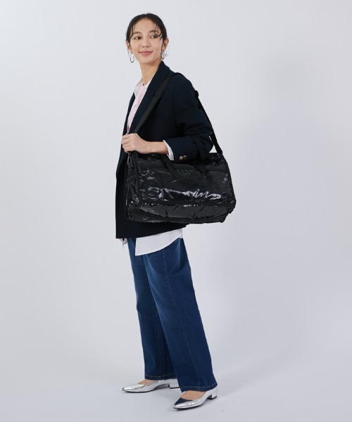 LeSportsac(レスポートサック)の「DELUXE MED WEEKENDER ブラックシャイン(ボストンバッグ・レディース・ブラック・FREE)」の11枚目の写真