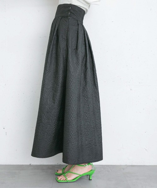 セール】フクレジャガードタックフレアスカート（スカート）｜KBF