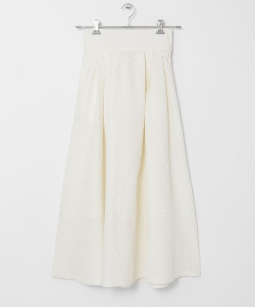 セール】フクレジャガードタックフレアスカート（スカート）｜KBF