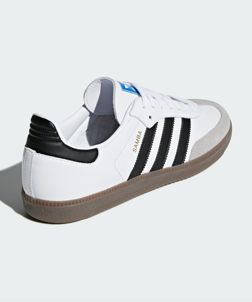 adidas(アディダス)の「サンバ OG / SAMBA OG / アディダスオリジナルス adidas Originals(スニーカー・メンズ・ホワイト×ブラック/ホワイト×グリーン/ホワイト・24.0cm/28.0cm/23.5cm/27.5cm/22.5cm/26.5cm/29.5cm/23.0cm/27.0cm/25.0cm/24.5cm/28.5cm/26.0cm/29.0cm/25.5cm/30.0cm/22.0cm)」の4枚目の写真