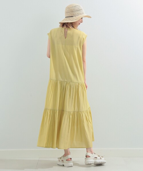 Ray BEAMS(レイビームス)の「Ray BEAMS / ティアード フレンチスリーブ ワンピース(ワンピース・レディース・ブラック/イエロー/ケリー・ONE SIZE)」の17枚目の写真