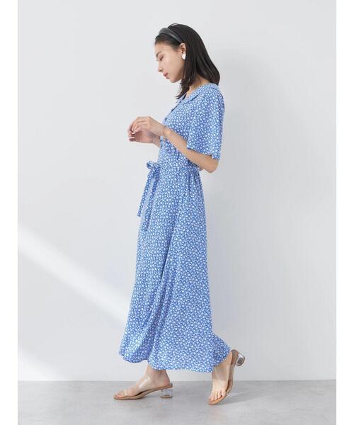 earth music&ecology（アースミュージックアンドエコロジー）の「ちょっとレトロなワンピース（ワンピース・レディース・ブラック/レッド/ブルー/グリーン・M/S）」の19枚目の写真