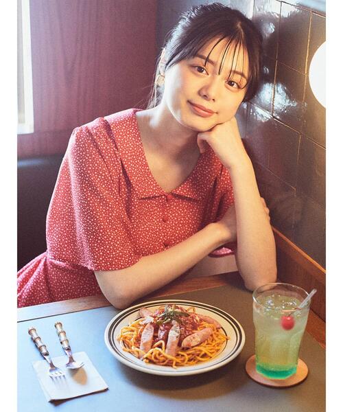 earth music&ecology（アースミュージックアンドエコロジー）の「ちょっとレトロなワンピース（ワンピース・レディース・ブラック/レッド/ブルー/グリーン・M/S）」の22枚目の写真