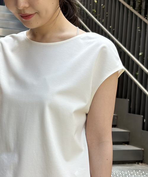 セール】ノースリーブ 2Wayトップ（Tシャツ/カットソー）｜NOBLE