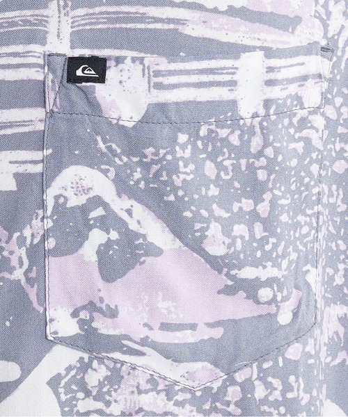 Quiksilver(クイックシルバー)の「NU VINTAGE SS/クイックシルバー半袖総柄シャツ(シャツ/ブラウス・メンズ・グレー・MEDIUM/LARGE/SMALL)」の3枚目の写真