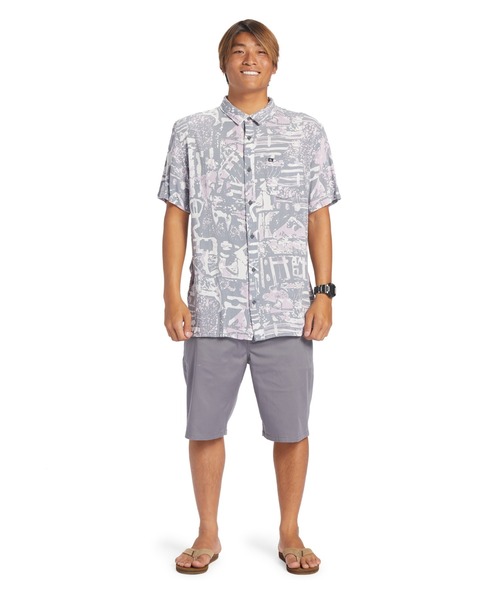 Quiksilver(クイックシルバー)の「NU VINTAGE SS/クイックシルバー半袖総柄シャツ(シャツ/ブラウス・メンズ・グレー・MEDIUM/LARGE/SMALL)」の10枚目の写真