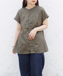 HARVESTY ハーベスティ　半袖シャツ　ローブシャンブレー　ワンピース HARVESTY ワンピース HARVESTY/ハーベスティー SS SHIRTS ROBE