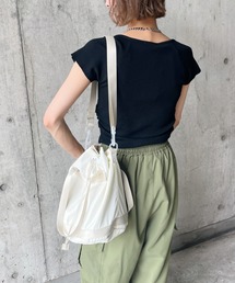 CLEA | ミリタリー巾着ショルダーバッグ(ショルダーバッグ)