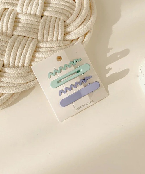 hymy(ヒュミュ)の「【 hymy-ヒュミュ- 】 キッズ うねうね カラフル ヘアピン セット #(ヘアピン・キッズ・イエロー/ブルー/レッド/グリーン/ピンク/イエロー系その他・FREE)」の3枚目の写真