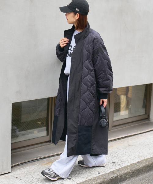 ≪新色登場≫【etsinta/エシンタ】切替マキシミリタリーコート（モッズ