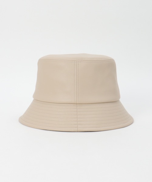 ikka(イッカ)の「PUバケットハット(ハット・レディース・ブラック/オフホワイト・FREE)」の5枚目の写真