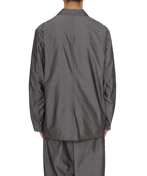 GOLD（ゴールド）の「東洋エンタープライズ GOLD / ゴールド：COTTON/SILK CHAMBRAY TAILORED JACKET：23A-GL15255[MUS]（テーラードジャケット・メンズ・ネイビー/ブラック・L/M/S）」の11枚目の写真