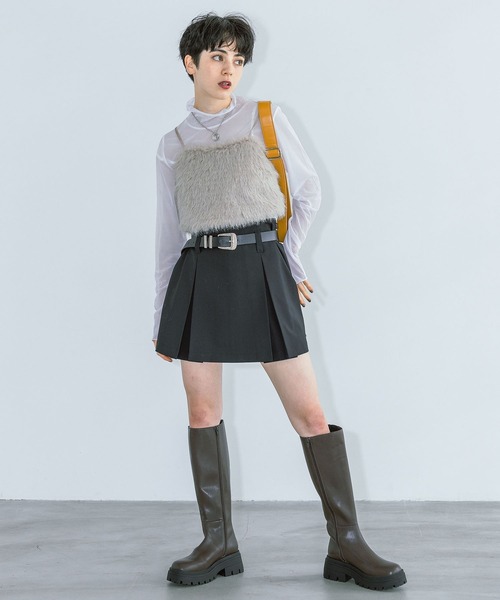 PAGEBOY（ページボーイ）の「ラメファービスチェ（ベスト・レディース・オフホワイト/モカ/ブラック・FREE）」の19枚目の写真