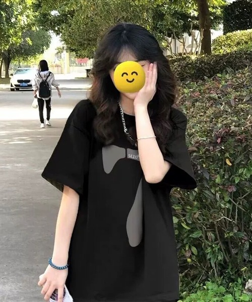FUNALIVE(ファンアライブ)の「ABETTOR SELECT 韓国ファッション SEZOブランド NO.7モチーフロゴ 半袖Tシャツ(Tシャツ/カットソー・メンズ・ネイビー/ホワイト/バーガンディー/ブラック・M/L/XL)」の5枚目の写真