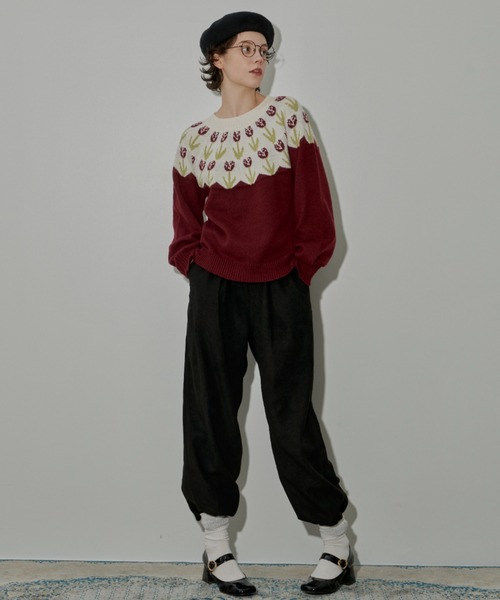 チューリップニット（ニット/セーター）｜MERLOT（メルロー）の