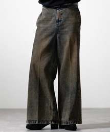 CLEL�i�N���C���j�́u�yCLEL�zVintage Design Flare Denim Pants /���B���e�[�W�f�U�C�� �t���A�f�j���p���c�i�f�j���p���c�j�v