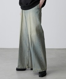 CLEL（クレイル）の「【CLEL】Vintage Design Flare Denim Pants  ヴィンテージデザイン フレアデニムパンツ（デニムパンツ）」