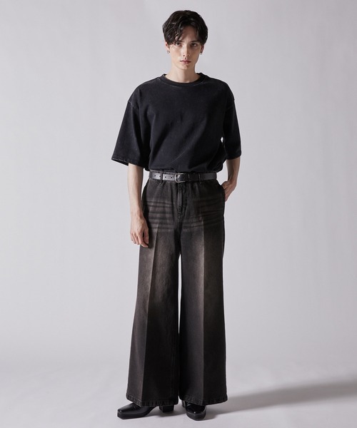 大人の上質  Design CLEL】Vintage Flare /ヴィンテージデザイン Pants Denim パンツ