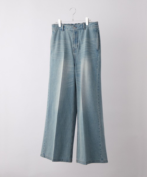 セール】【CLEL】Vintage Design Flare Denim Pants /ヴィンテージ