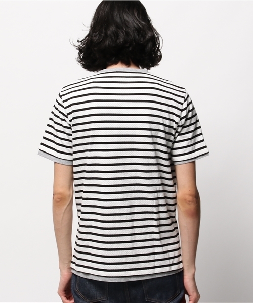 EDIFICE(エディフィス)の「◇メッシュボーダーC/N S/S(Tシャツ/カットソー・メンズ・その他9/マルチ・46/44/48)」の5枚目の写真