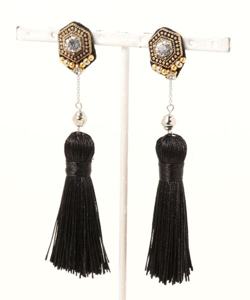 【Tora-Tokyo】2way Etoile②+ﾀｯｾﾙﾌﾞﾗｯｸ（ピアス（両耳用））｜tone（トーン）