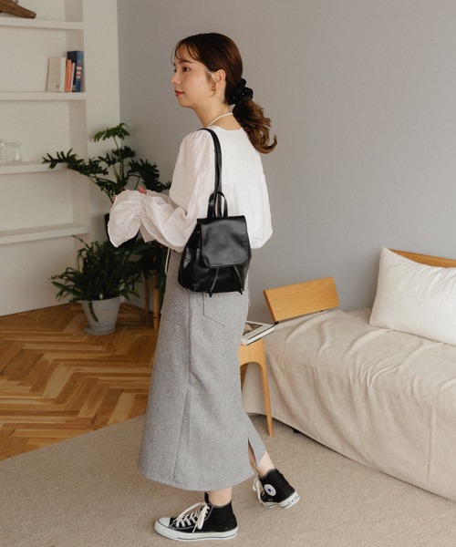 flower(フラワー)の「タイニードットシュシュ(シュシュ・レディース・アイボリー/ブラック・FREE)」の9枚目の写真