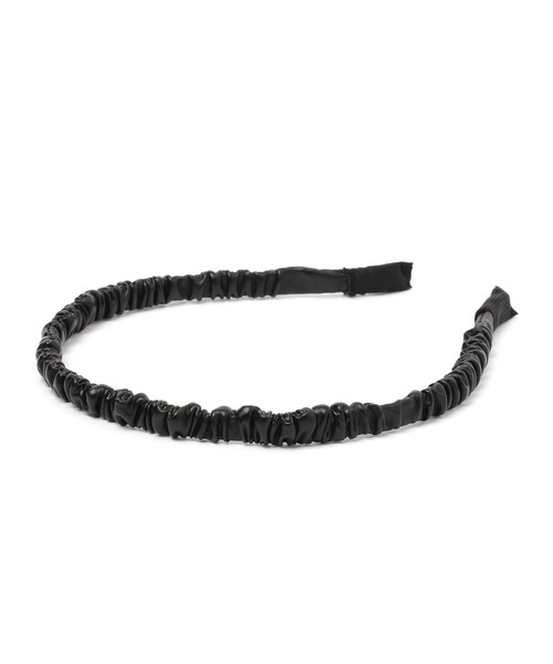 repipi armario（レピピ アルマリオ）の「ギャザーカチューシャ（カチューシャ・キッズ・ブラウン/ベージュ/ブラック・FREE）」の4枚目の写真