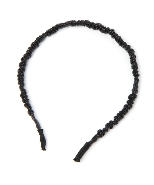 repipi armario（レピピ アルマリオ）の「ギャザーカチューシャ（カチューシャ・キッズ・ブラウン/ベージュ/ブラック・FREE）」の5枚目の写真