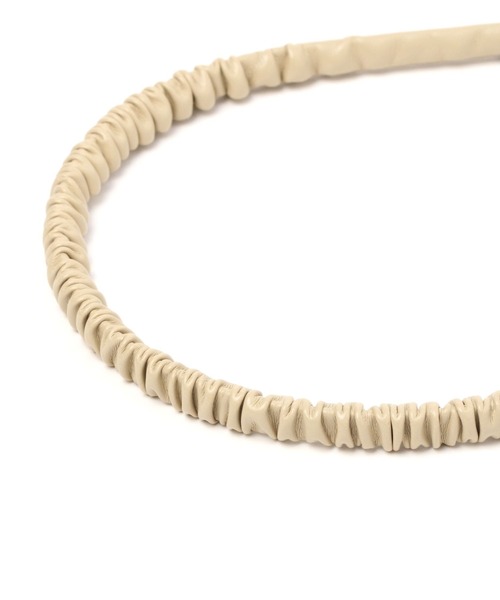 repipi armario（レピピ アルマリオ）の「ギャザーカチューシャ（カチューシャ・キッズ・ブラウン/ベージュ/ブラック・FREE）」の7枚目の写真