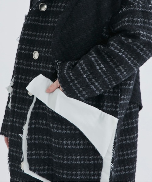 sulvam サルバム over coat ストライプオーバーコート sulvam サルバム over coat ストライプオーバーコート sulvam サルバム