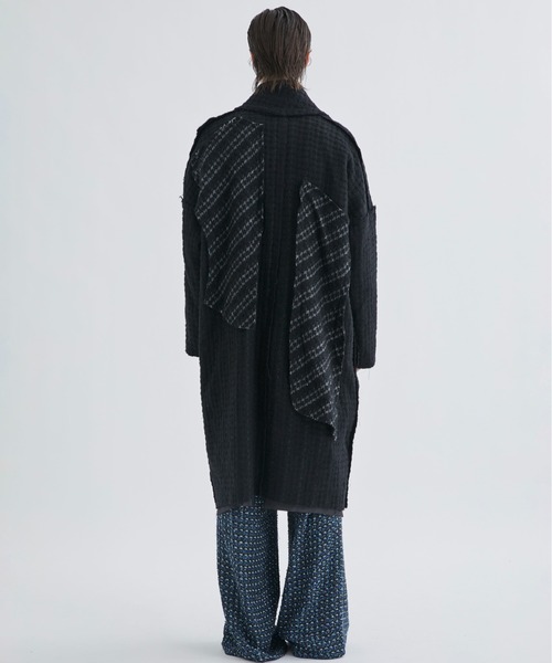 sulvam/サルバム】HOUNDSTOOTH OVER COAT（ステンカラーコート
