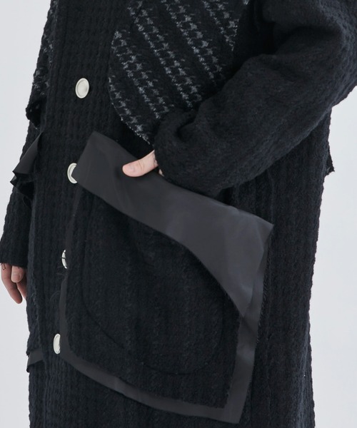 sulvam サルバム over coat ストライプオーバーコート sulvam サルバム ”Over coat”ストライプオーバーサイズコート